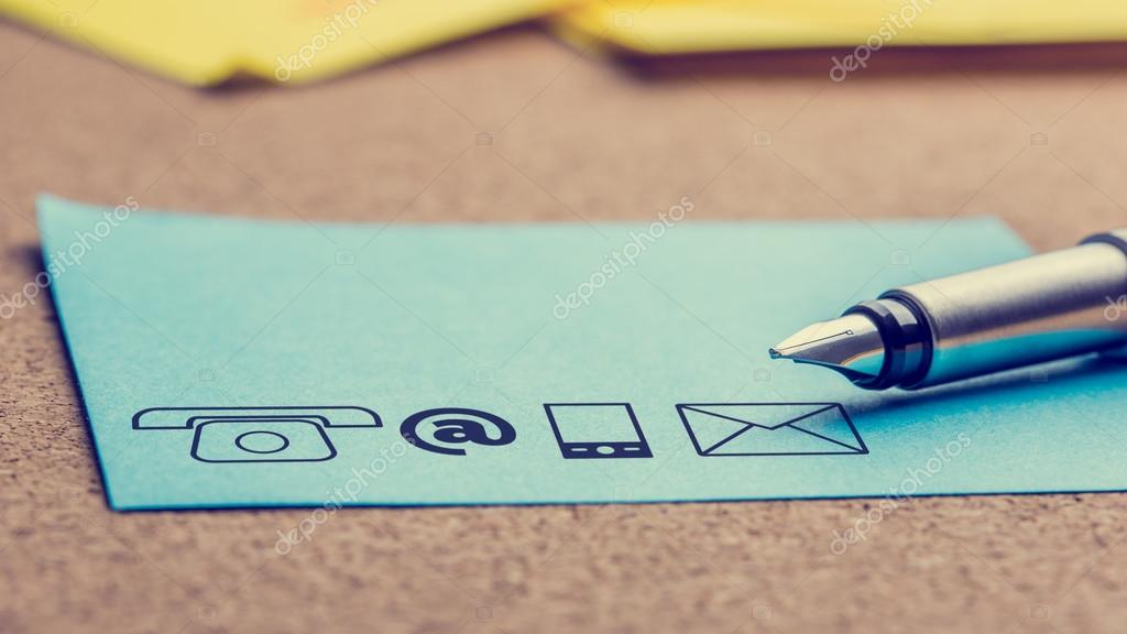 Symbolbild für Fragen und Kontaktaufnahme